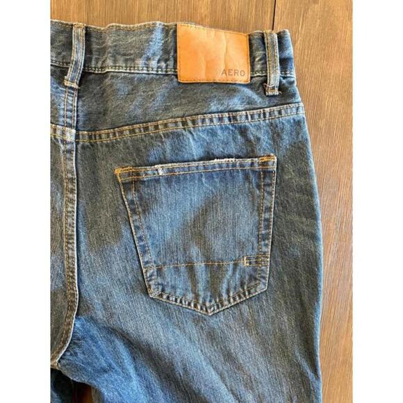 Vintage Aeropostale Blue Jeans Men's Size 31x32 Classic Straight Leg Denim - Picture 8 of 8